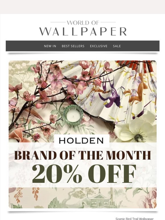 Last Days for 20% Off Holden Decor!