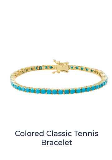 Colored Classic Tennis Bracelet