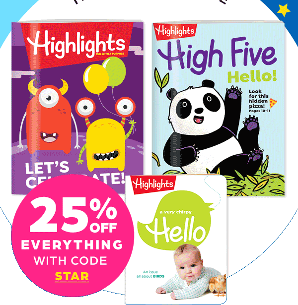 25% Off Everything With Code STAR.