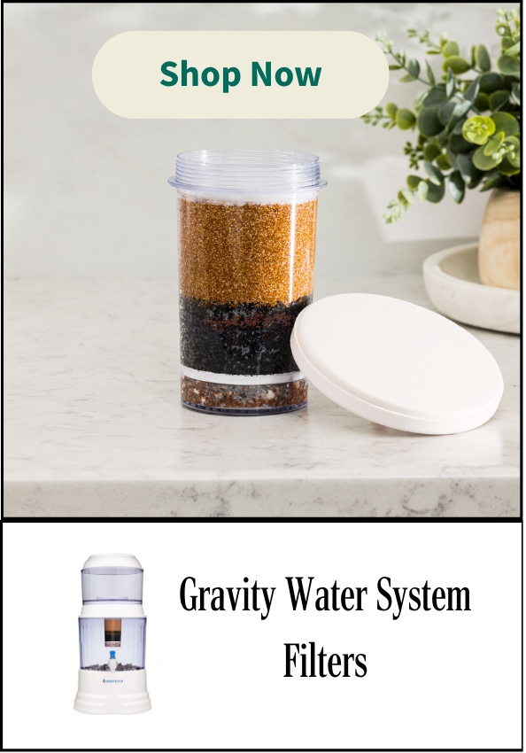 gravity water system filters