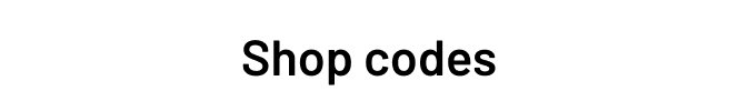 Shop codes