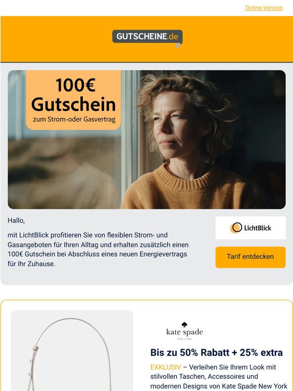 150€ Urlaubsgutschein & 100€ Energiebonus sichern