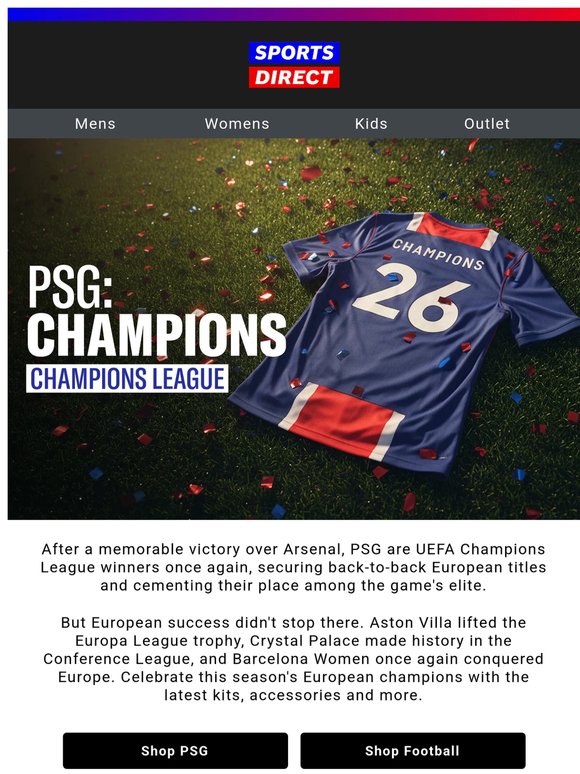 The Champions of Europe