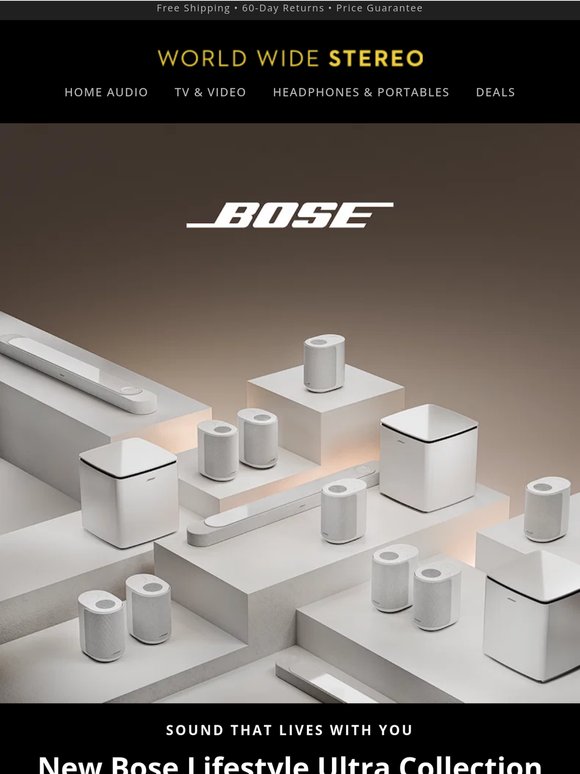 Meet the New Bose Lifestyle Collection