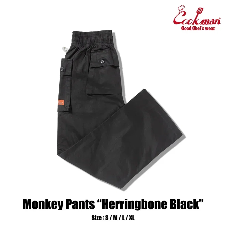 Monkey Pants - Herringbone : Black