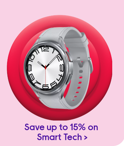 Save up to 15% on smart tech.