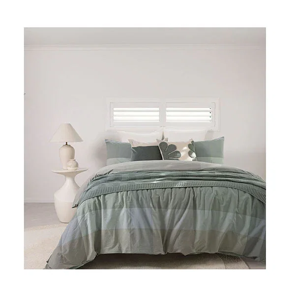 Bambury Sullivan Quilt Cover Set Sage