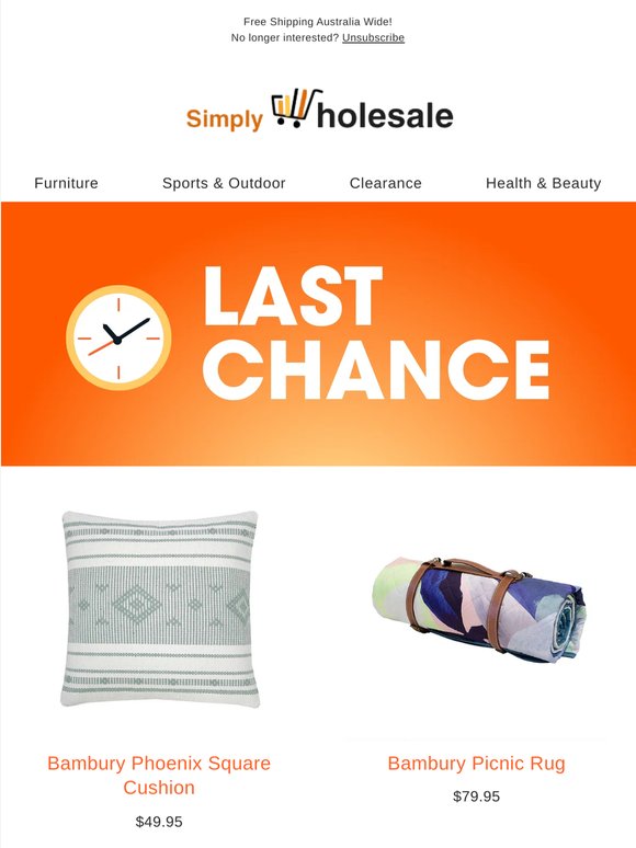 Time to Save on New Clearance Items!