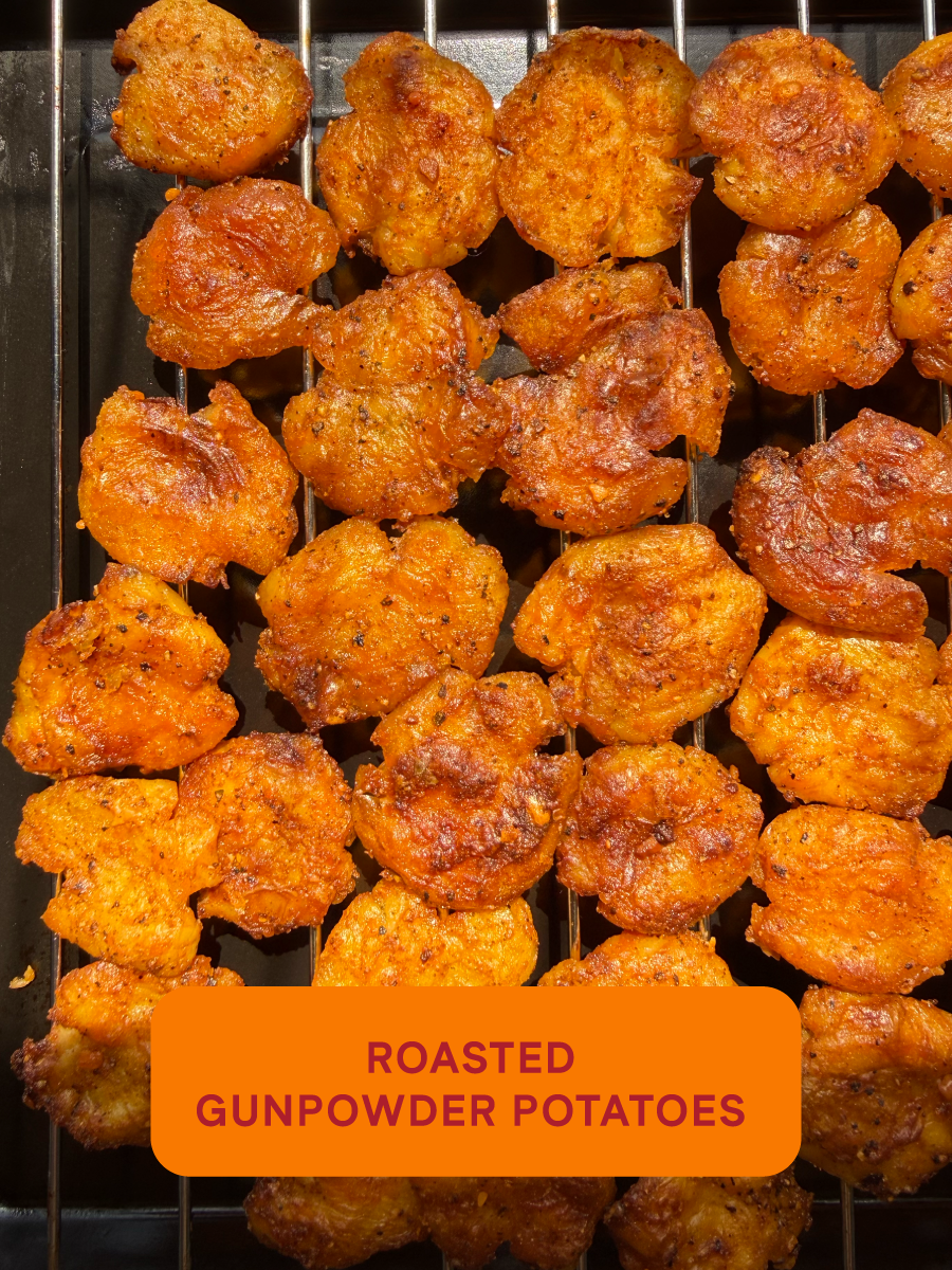 Roasted Gunpowder Potatoes