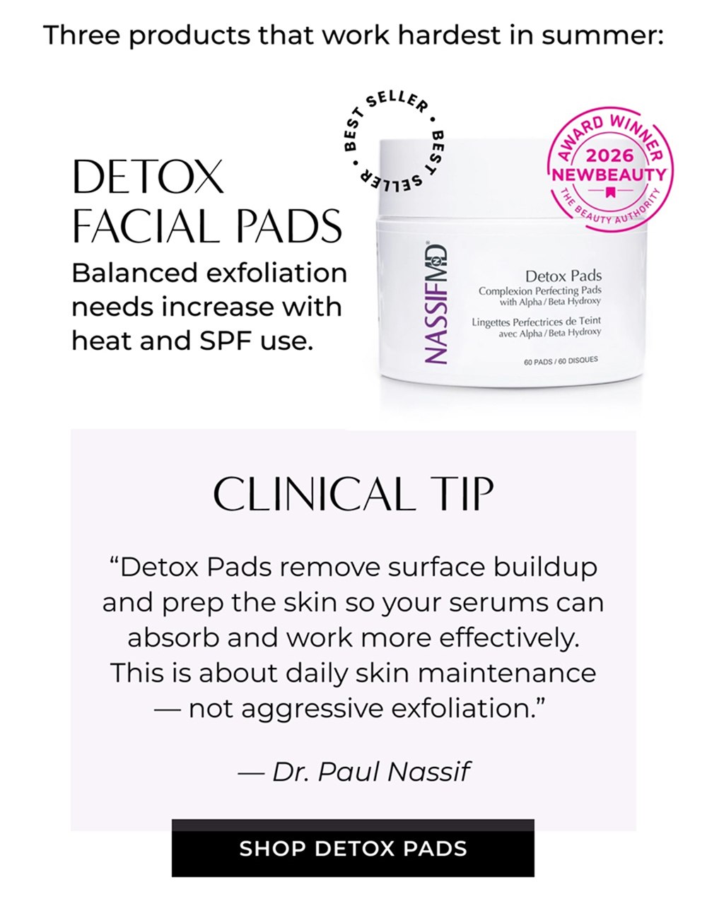 DETOX FACIAL PADS
