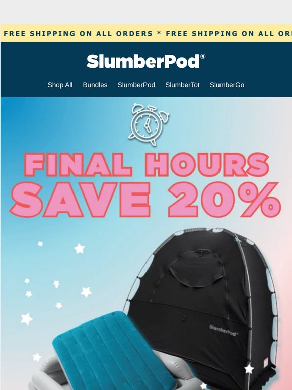 Final Hours: 20% Off Expires Tonight ⏰