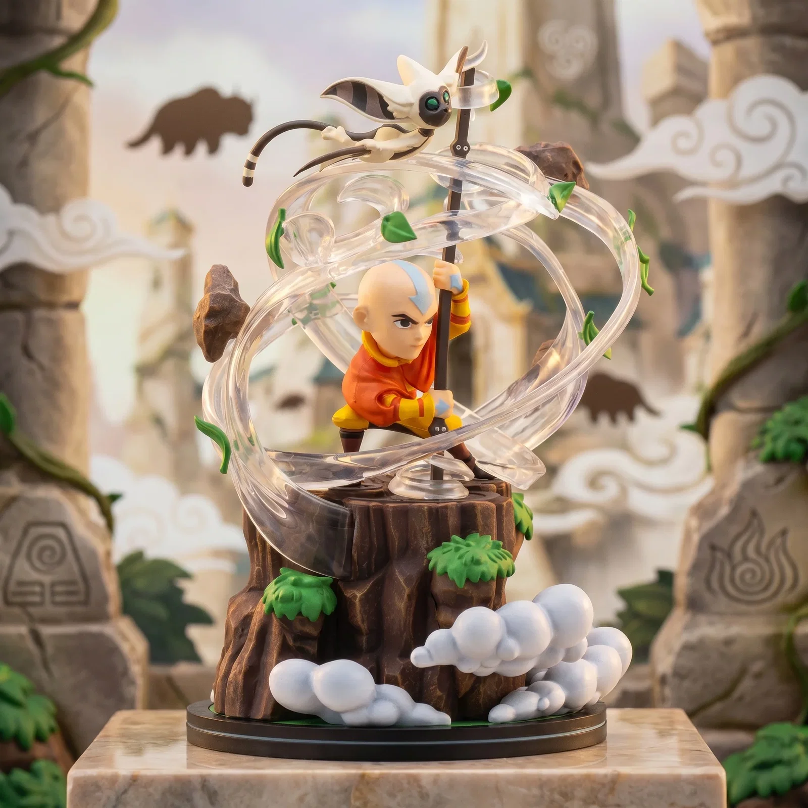 Avatar - Der Herr der Elemente Aang Q-Fig Elite Max Diorama