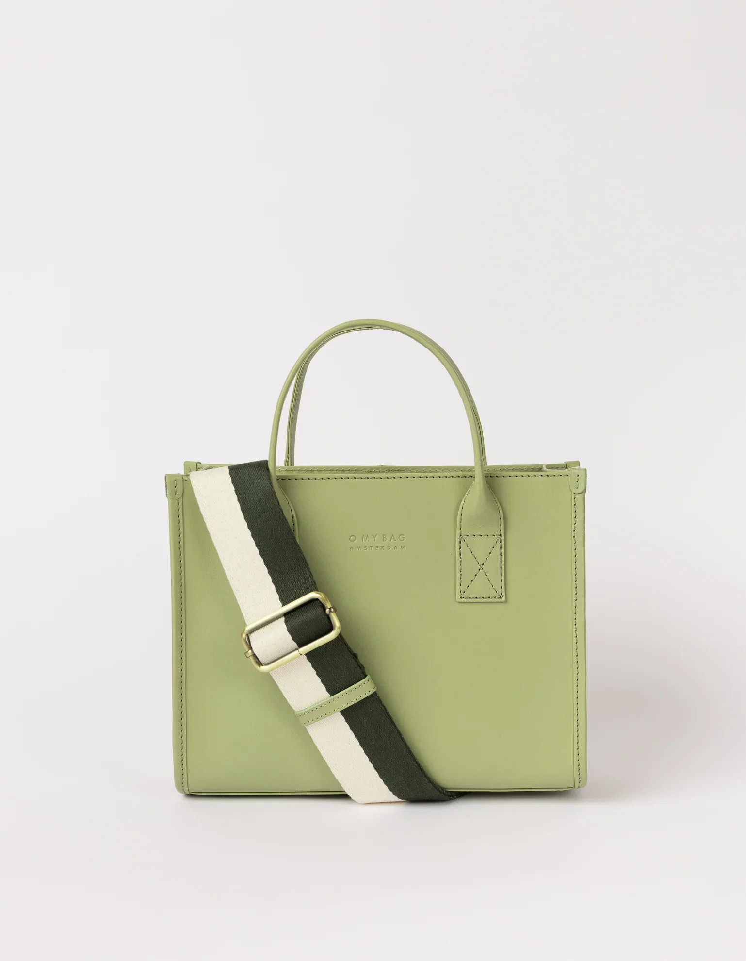 Image of Jackie Midi - Tea Green Classic Leather