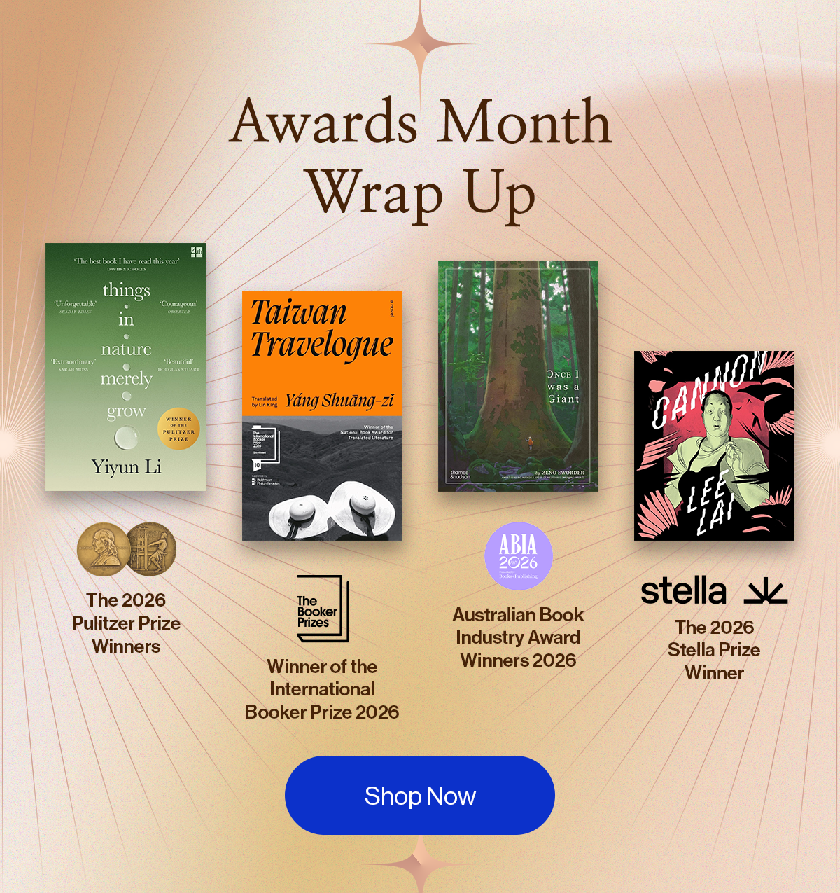 Upgrade your Bookshelf with this Month's Award Winners