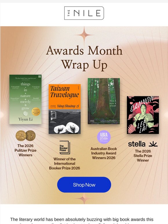 Upgrade Your Bookshelf with this Month's Award Winners 🏆