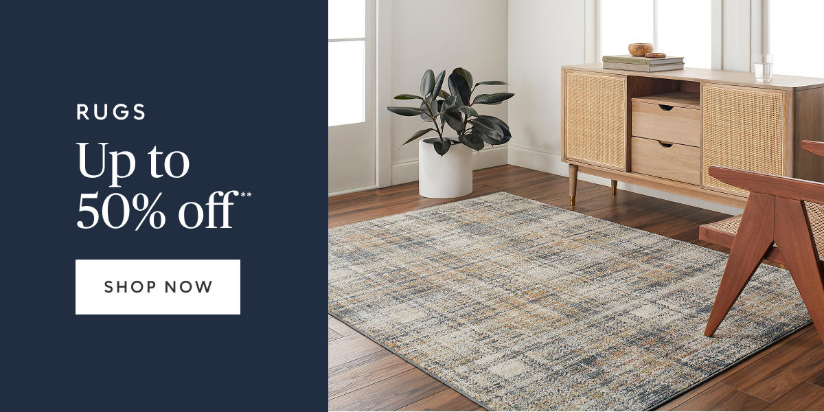 Rugs up to 50% off