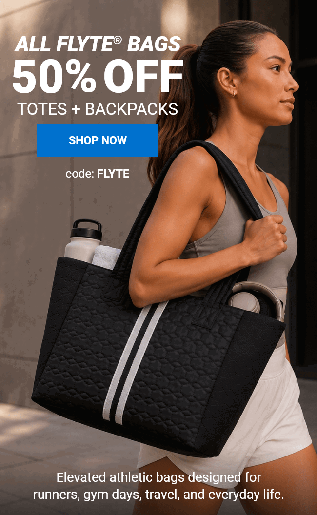 50% Off All Flyte Bags - Used Code: FLYTE
