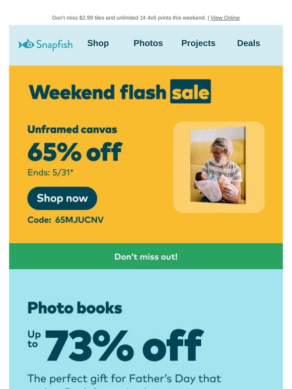 📸 Flash sale alert: save big on prints, tiles & gifts