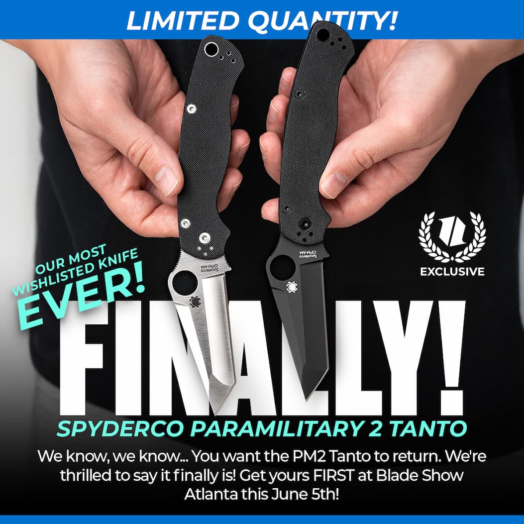 Get a PM2 Tanto at Blade Show Atlanta!