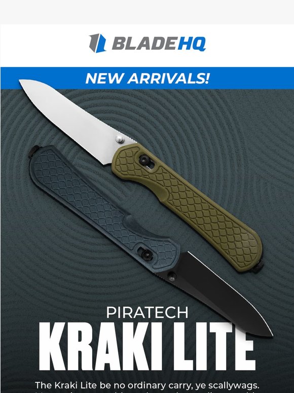 The newest drops from Piratech & Jack Wolf Knives!