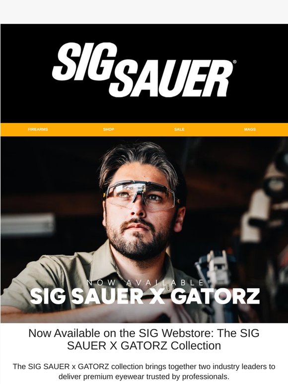 See Clearly with SIG x GATORZ Sunglasses 🕶️
