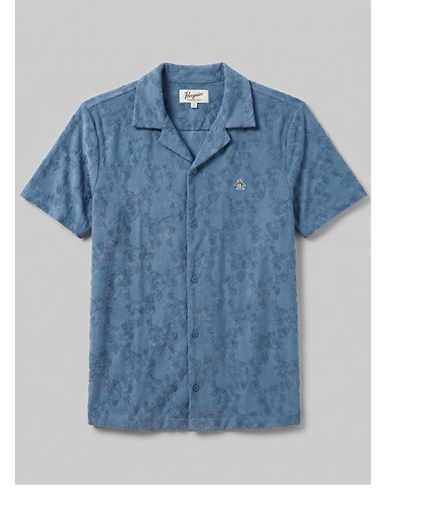 Shop the Terry Jacquard Hawaiian Shirt