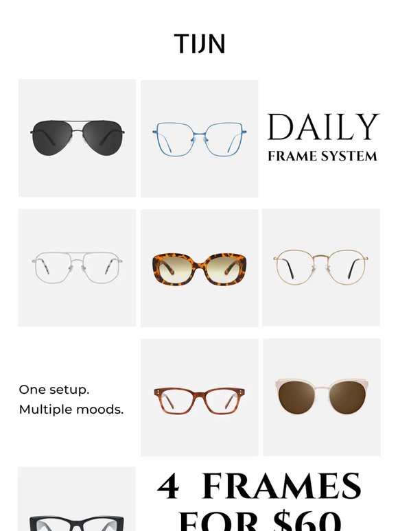 Build Your Daily Frame System — 4 Frames for $60