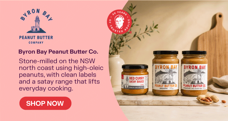 New In - Byron Bay Peanut Butter. Shop Now