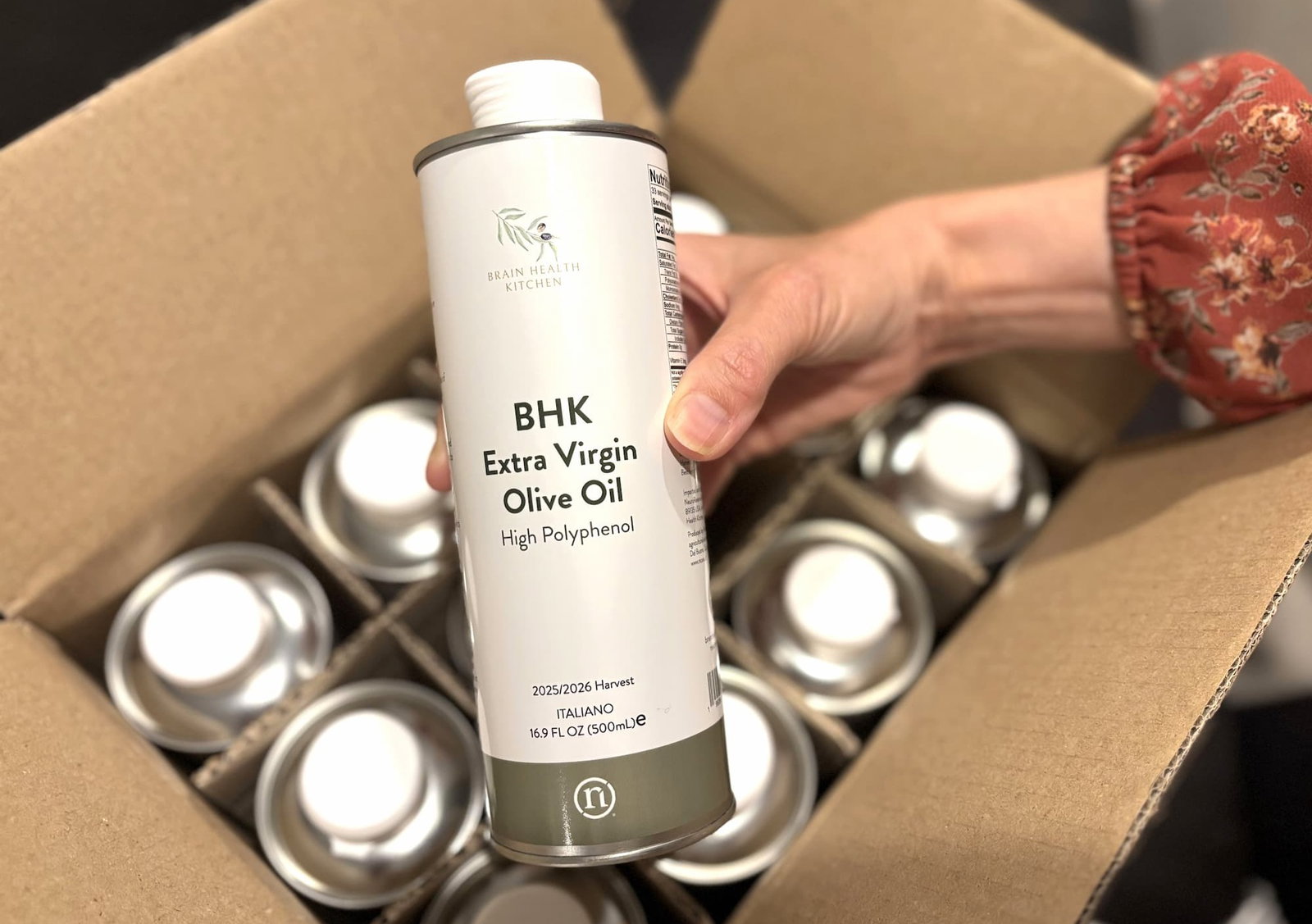 Brain Health Kitchen Extra Virgin Olive Oil (BHK EVOO), Back in Stock