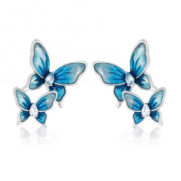 Double the Flutter Earrings