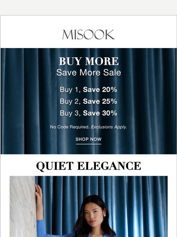The Art of More: Curated Savings Up to 30%