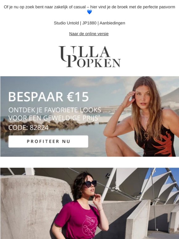 Een korting van €15 staat voor je klaar