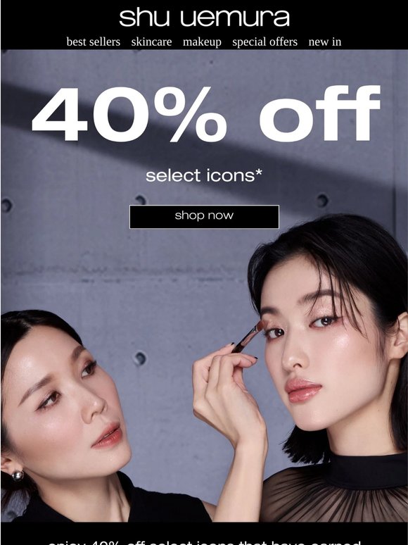 weekend treat: 40% off your favorites