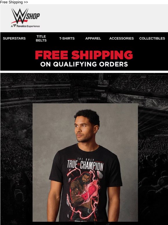 Authentic WWE Tees for Every Fan