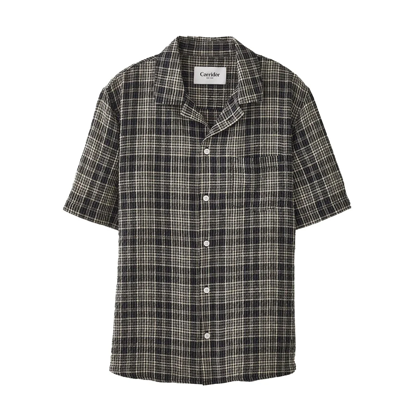 Image of Corridor Plaid Seersucker Shirt