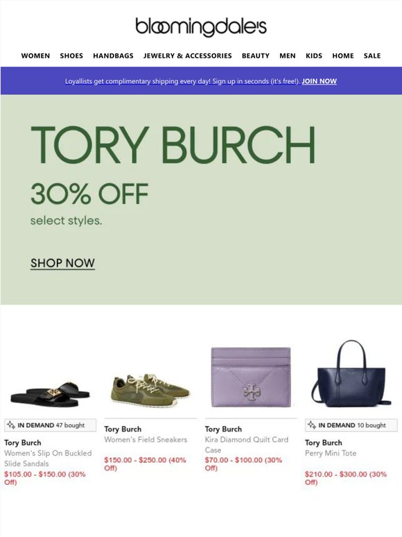 Tory Burch: 30% off