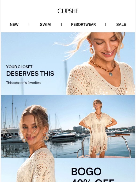Your Sign to Shop: BOGO 40% Off
