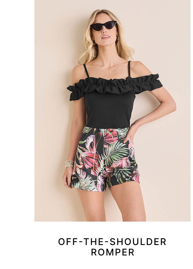 Off-The-Shoulder Romper