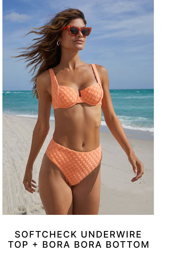 Softcheck Underwire Top + Bora Bora Bottom