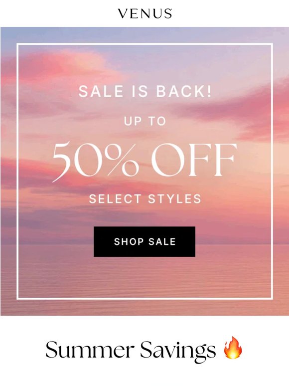 SALE: Up to 50% Off