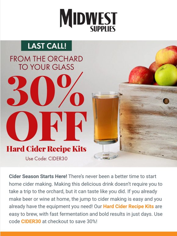 Hard Cider, Easy Savings!