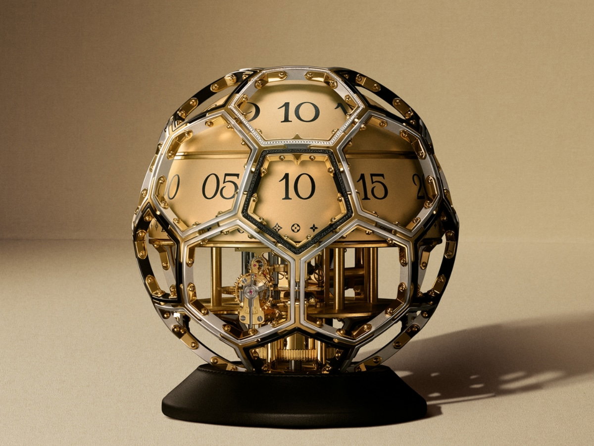 Louis Vuitton Turned a Football Into a Stunning 8-Day Mechanical Clock