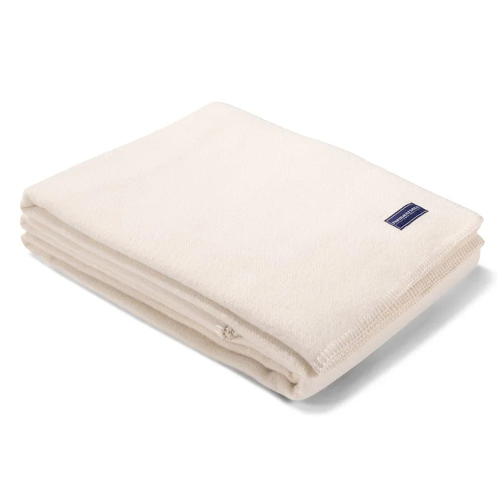 Image of Pure & Simple Wool Blanket - Bone White