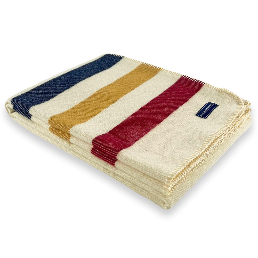Image of Frontier Wool Throw Blanket - Natural