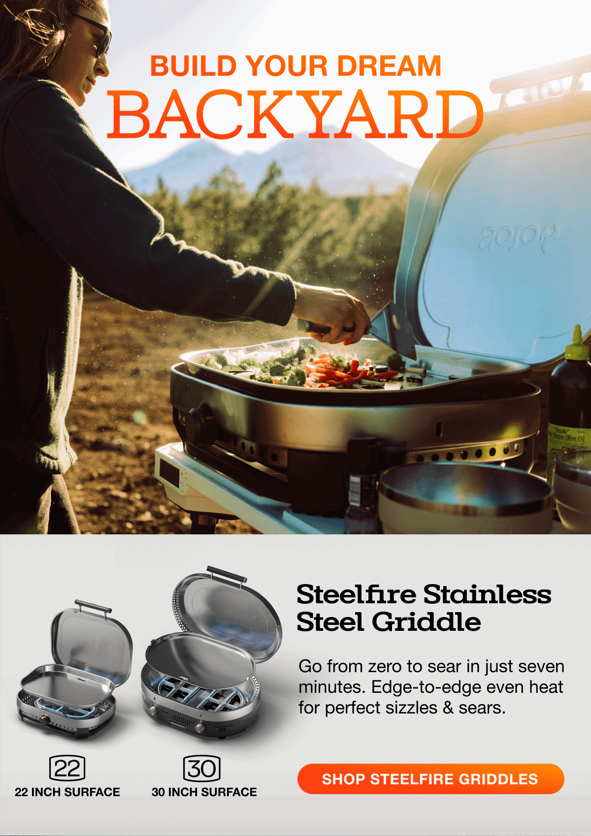 All-New Solo Steelfire™ Stainless Griddles