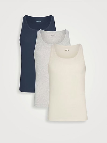 SKIMS Cotton Rib Tank 3-Pack