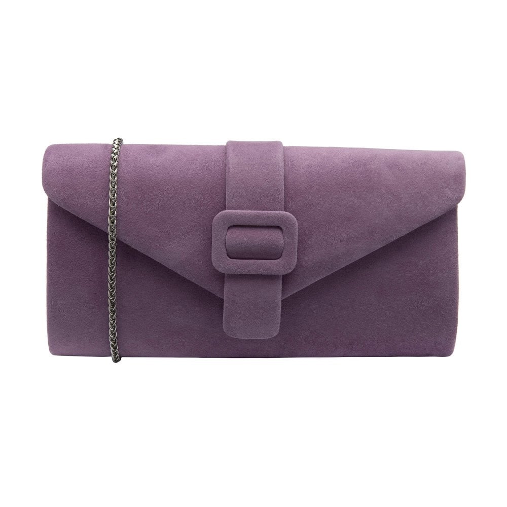 Image of Aletta Suede Clutch Bag
