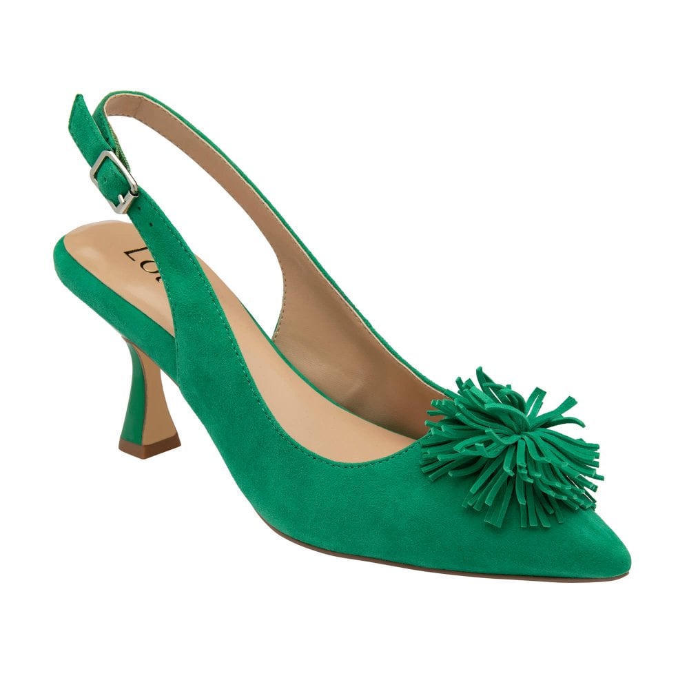 Image of Caterina Suede Court Shoes