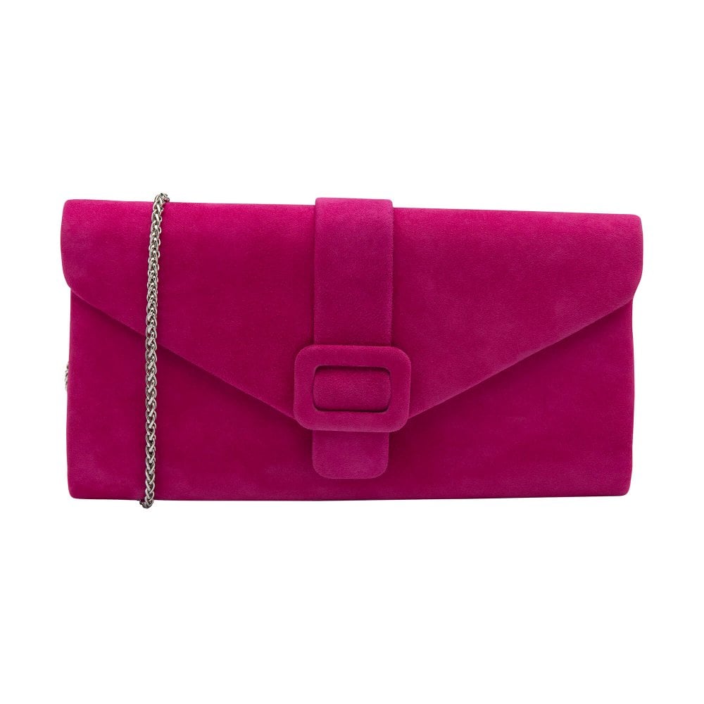Image of Aletta Suede Clutch Bag