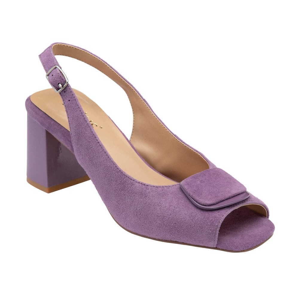 Image of Josefa Suede Court Shoes